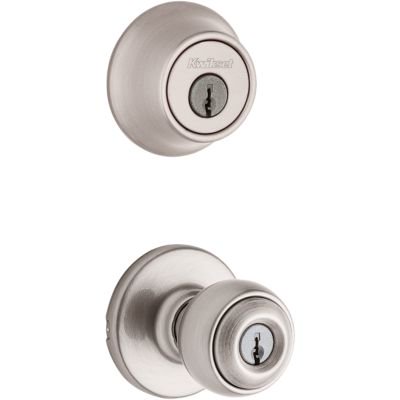 Kwikset 690 Polo Keyed Entry Knob and Single Cylinder Deadbolt Combo Pack in