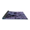 thumbnail image 2 of Ahgly Company Indoor Square Oriental Blue Industrial Area Rugs, 3' Square, 2 of 4