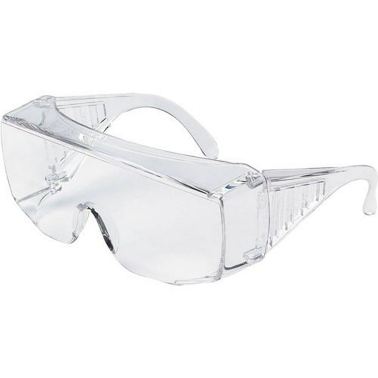 MCR Safety 9800 Series Clear Uncoated Lens Safety Glasses - Ultraviolet Protection - Polycarbonate - Clear - Side Shield - 1 Each MCR Safety 9800 Series Clear Uncoated Lens Safety Glasses - Ultraviolet Protection - Polycarbonate - Clear - Side Shield - 1 Each