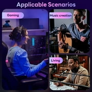 Pecham Podcast Equipment Bundle, Condenser Microphone with V8s Voice Changer, Studio Condenser Microphone Perfect for Podcasting, Recording, Singing, Streaming, Gaming, YouTube, TikTok