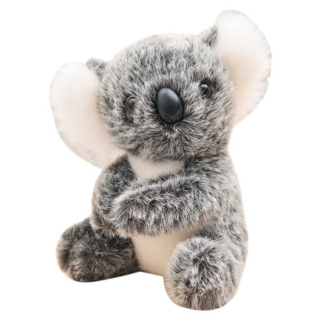 

NUOLUX Adorable Simulation Koala Doll Funny Cartoon Children Toy for Home Office Decoration Birthday Gift (Grey 18cm)