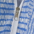 thumbnail image 2 of Contemporary Home Living 38" Blue and White Storage Bean Bag, 2 of 2