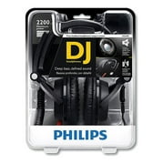 Philips SHL3300/28 DJ Monitor Style Headband Headphones, Black, 1 Ea