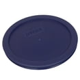 thumbnail image 2 of Pyrex 7401-PC Blue Round Plastic Storage Replacement Lid Cover (6-Pack), 2 of 2