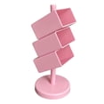 thumbnail image 4 of Organizador de brochas de maquillaje con 3 compartimentos, soporte para rotuladores, borradores y mucho más. Rosa, 4 of 9