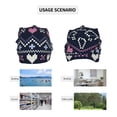 thumbnail image 7 of Disketp Pixel Heart Winter Unisex Knit Hats Beanies Hats for Men Women Winter Beanies Men's Women's Knit Cuffed Beanies Hats Beanie, 7 of 7