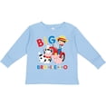 thumbnail image 3 of Inktastic Farmer Tractor EIEIO Big Bro Boys Long Sleeve Toddler T-Shirt, 3 of 5
