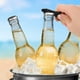 thumbnail image 4 of Bottle Opener Keychain Bottle Opener Tin Bottle Opener Manual Can Opener Keychain Beer Bottle (silver Black) (4pcs), 4 of 5