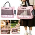 thumbnail image 3 of Oxford Cloth Pet Carrier Tote Bag With Breathable Mesh Window For Small Cats Dogs Travel, 3 of 10