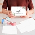 thumbnail image 2 of Koyal Wholesale Wedding Day Gift Cards Set with Envelopes Set of 12, Peach Pink Roses, 2 of 5