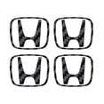 thumbnail image 4 of IPG Compatible with Accord Civic Element CRV CRZ JDM Center Cap Overlay Wheel Tire Decals Stickers (Logo: 2" / Center Cap:2.25") (4 Units) Personalize Your Vehicle (Black Carbon Fiber), 4 of 6