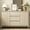 Beige, variant on Heynemo 3-Drawer Bedside Cabinet: Solid Wood, 110LB Capacity, for Bedroom, Office, Living Room, Natural Oak Finish