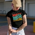 thumbnail image 2 of Bowling, Sports Themed, Groovy Retro Wavy Text Merch Gift, Royal Blue T-Shirt, 3XL, 2 of 5