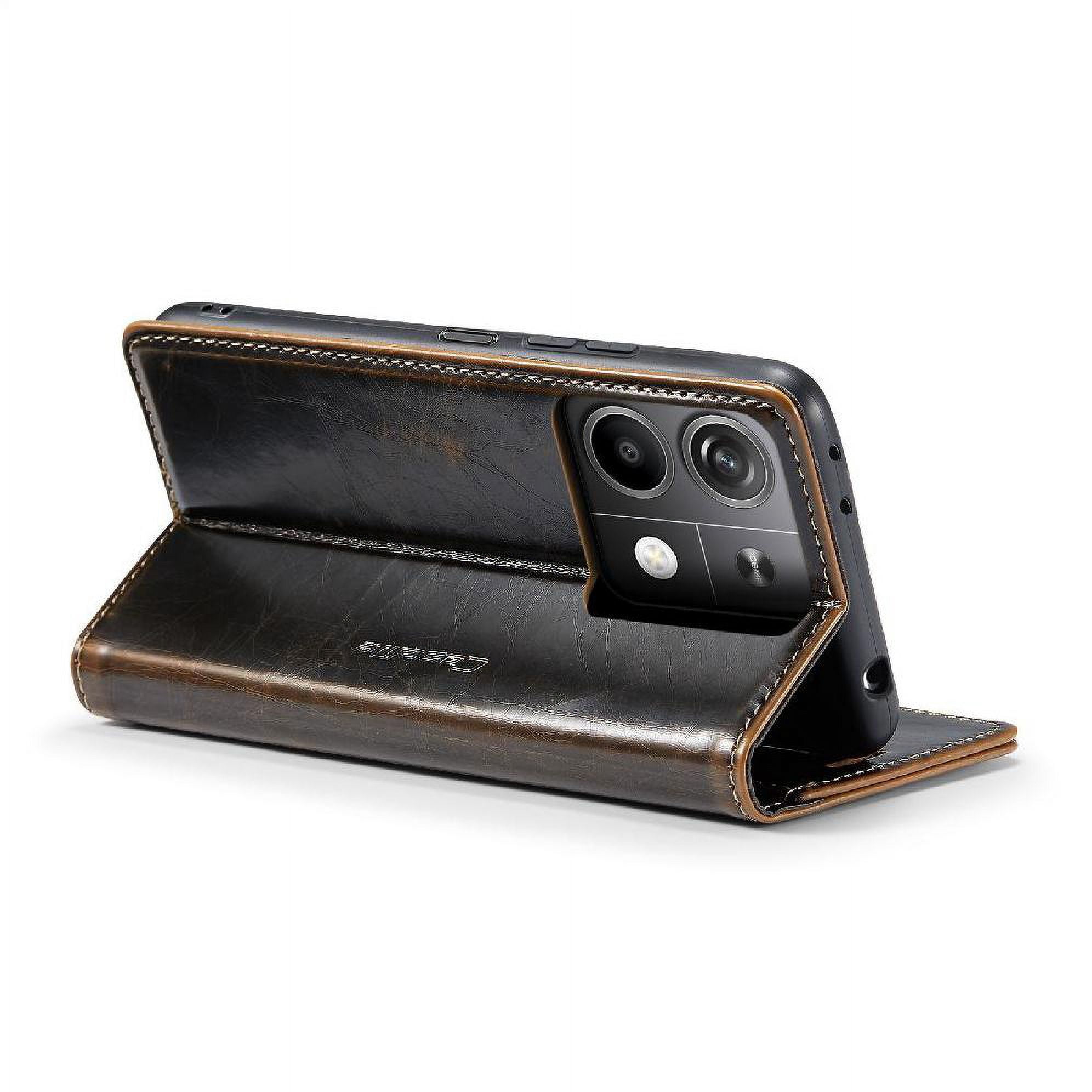 Flip Case for Xiaomi Redmi Note 13 5g Magnetic Wallet Card Holder Kickstand Crazy Horse Pu Leather Retro Wallet Cover