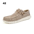 thumbnail image 3 of Zapatos para niños Resbalón de lona transpirable en mocasines planos Elástico ajustable casual 42-46 EVA Calzado perezoso resistente al aire libre 42 seitruly AP003942-01, 3 of 7