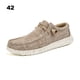 thumbnail image 3 of Zapatos para niños Resbalón de lona transpirable en mocasines planos Elástico ajustable casual 42-46 EVA Calzado perezoso resistente al aire libre 42 Inevent AP003942-01, 3 of 7