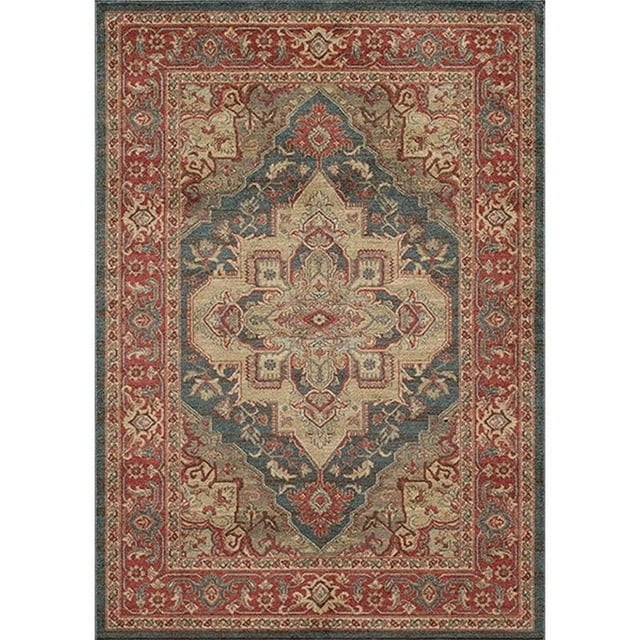 Momeni Ghazni 5'3" X 7'6" Traditional Rug in Navy
