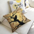 thumbnail image 5 of black bird full moonlinen toss pillowcase decoration pillowcase gifting preferred 18x18 inch cushion cover sofa pillowcase sofa bedroom living room car, 5 of 8