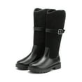 thumbnail image 3 of BURUDANI Girls Knee-High Buckle Riding Boots Fashion Boots for Little & Big Kids, 3 of 6