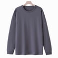 thumbnail image 2 of Dianli Sweatshirt for Women Long Sleeve Crewneck Oversized Sweaters Plain Blouses Casual Fashion Sweatshirt Tops, 2 of 3