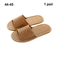 thumbnail image 3 of Qarigey 1 par de pantuflas para interiores y exteriores de Hotel para mujeres y hombres, sandalias portátiles de verano informales de verano Type11 NO11, 3 of 6