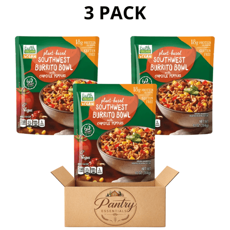 Earth Grown Southwest Burrito Bowl, 10 oz ,3-Pack