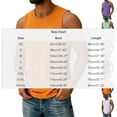 Antinious Men Solid Sleeveless Round Neck Summer Casual Stretch ...
