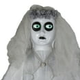 thumbnail image 3 of Northlight Lighted and Animated Ghost Bride Halloween Decoration - 6' - Multicolor Lights, 3 of 6