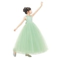 thumbnail image 2 of Ekidsbridal Girl Ceremonial Flower Girl Dress - V-Back Satin Tulle with Pearl Beaded Trim 241-A (Size: 2-10), 2 of 6