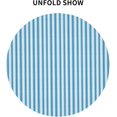 thumbnail image 3 of Round Tablecloth 60 Inch, Blue Stripes Texture Tablecloth Round Washable Table Covers Fabric Tablecloth for Daily Use Kitchen Dining Party Wedding, 3 of 8
