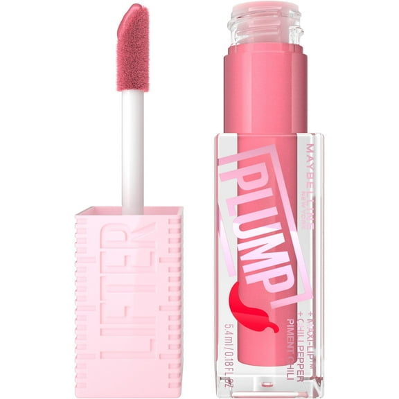 Maybelline Lifter Plump Lasting Lip Gloss, Blush Blaze