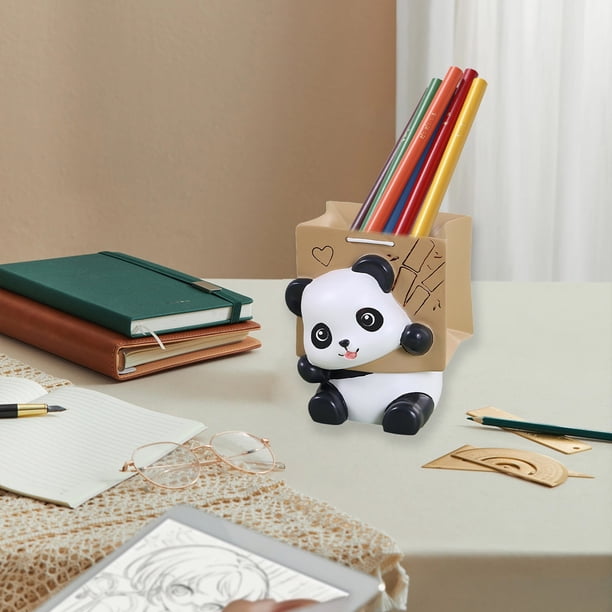 XWSHYW Almacenamiento y Organizacion de La Oficina Contenedor En Forma de Panda Contenedor En Forma de Panda Contenedor En Forma de Panda Contenedor En Forma de Panda Mini Contenedor Multiusos En Bro