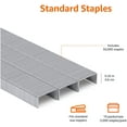 thumbnail image 2 of Basics Standard Stapler Staples, 5000 per Pack,10-Pack, 2 of 5