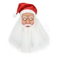 thumbnail image 2 of Breathable Santa Claus Mask for Halloween & Christmas - Stretchable Latex Funny Costume Mask with Eyeholes for Adults, Parties & Festive Role Play, 2 of 6