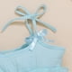 thumbnail image 4 of Mameluco de una pieza para niños recién nacidos, bebés, niños y niñas, mono con volantes y cuello Halter Sailing Electrónica, 4 of 6