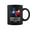 Black, variant on Harper Texas Total Eclipse 2024 Tx State Outline Texan Flag Coffee Mugs