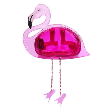 Pink Flamingo 13.5-Inch Clear Mini Backpack