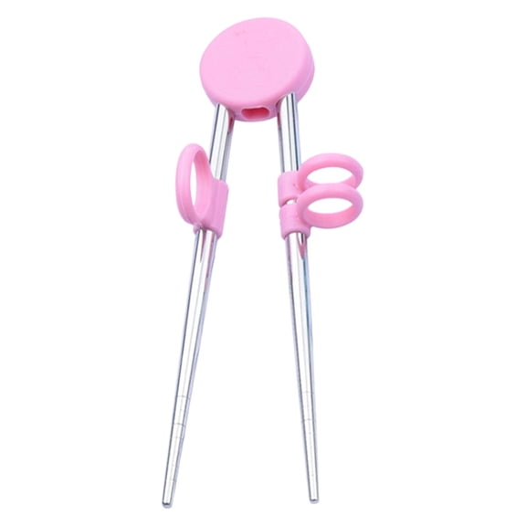 Training Chopsticks for Kids Adults Beginners Cute Tableware Reusable Japanese Training Learning Chopsticks Helper with Attachable for right or Left Handed Trainer