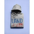 thumbnail image 3 of Land That Love Hoodie Men -Image by Shutterstock, Male Medium, 3 of 4