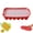 Red, variant on Silicone Sausage Molds for Hot Dogs, Non-Stick Flexible 6-Cavity DIY Makers for Baking, Cooking, Steaming - Homemade Sausage, Ice Cube, Bread, Candy, Chocolate & Cake