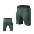 thumbnail image 4 of Pantalon de Gym pour Hommes pour l'Entraînement et la Course, Coupe Ajustée, Couche de Base Extensible, Pantalon de Performance et de Mise en Forme pour Hommes, 4 of 4