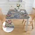 thumbnail image 2 of HAOXIT Floral Print Square Stain Resistant and Wine Table Cover for Kitchen Dining Indoor Outdoor Buffet Tabletop Decoration () 40*40, 2 of 7