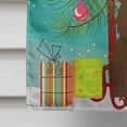 thumbnail image 4 of Caroline's Treasures BB4266CHF Merry Christmas Tree Chow Chow Chocolate Flag Canvas House Size , Large, multicolor, 4 of 4