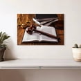 thumbnail image 2 of Elephant Stock Legal Code Of Justice Wall Art - Horizontal Canvas Wall Art - Living Room Wall Decor - Profession Canvas - Brown And Gray Decor - 12" x 8", 2 of 8