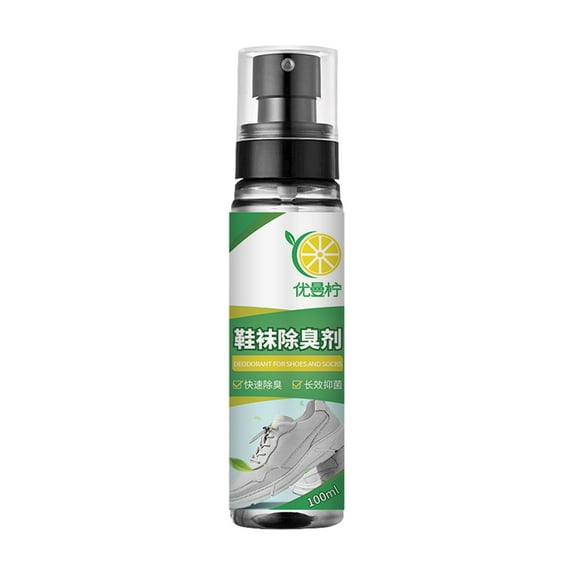 100ml Shoe Deodorizer Spray for Foot Odor Eliminator Works on Sneakers Socks Sports Shoes Anti Odor