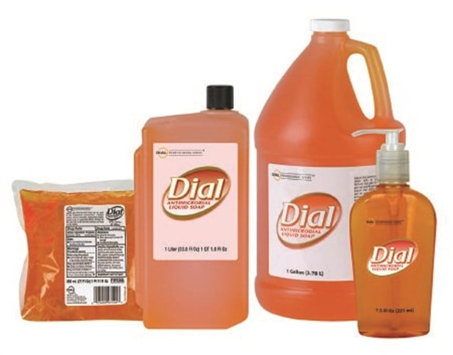 DIA97501 Liquid Dial Gold Soap Refill, Unscented Liquid, Dispenser