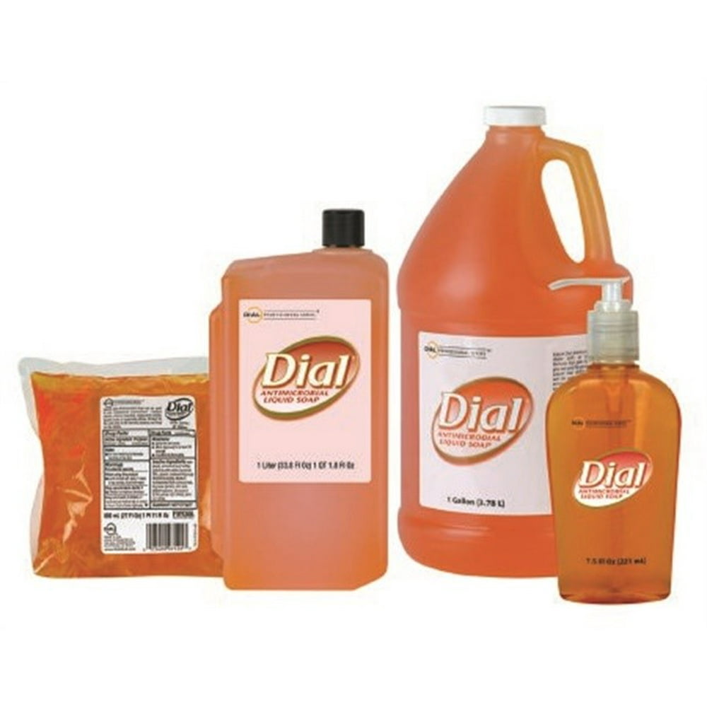 DIA97501 Liquid Dial Gold Soap Refill, Unscented Liquid, Dispenser, 800ml Bag