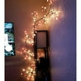 thumbnail image 3 of 1pc 96 LED Willow Vine Lights - 6Ft Flexible Brown Vine Fairy Lights with 8 Modes Twinkle Artificial Tree Branches - USB Powered for Indoor Room Home Decor, Wedding Party, Christmas Decorations, 3 of 10
