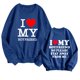 thumbnail image 1 of Gibobby Sudaderas con cremallera Día de San Valentín Mujeres Manga Larga Gráfico Impreso Sudaderas Blusa Sudaderas Top (Azul, S), 1 of 4