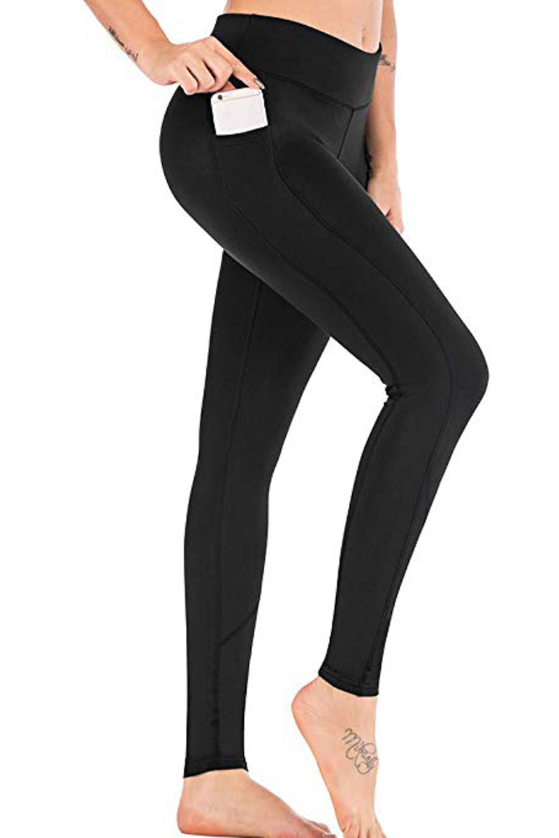 stretchy leggings with pockets